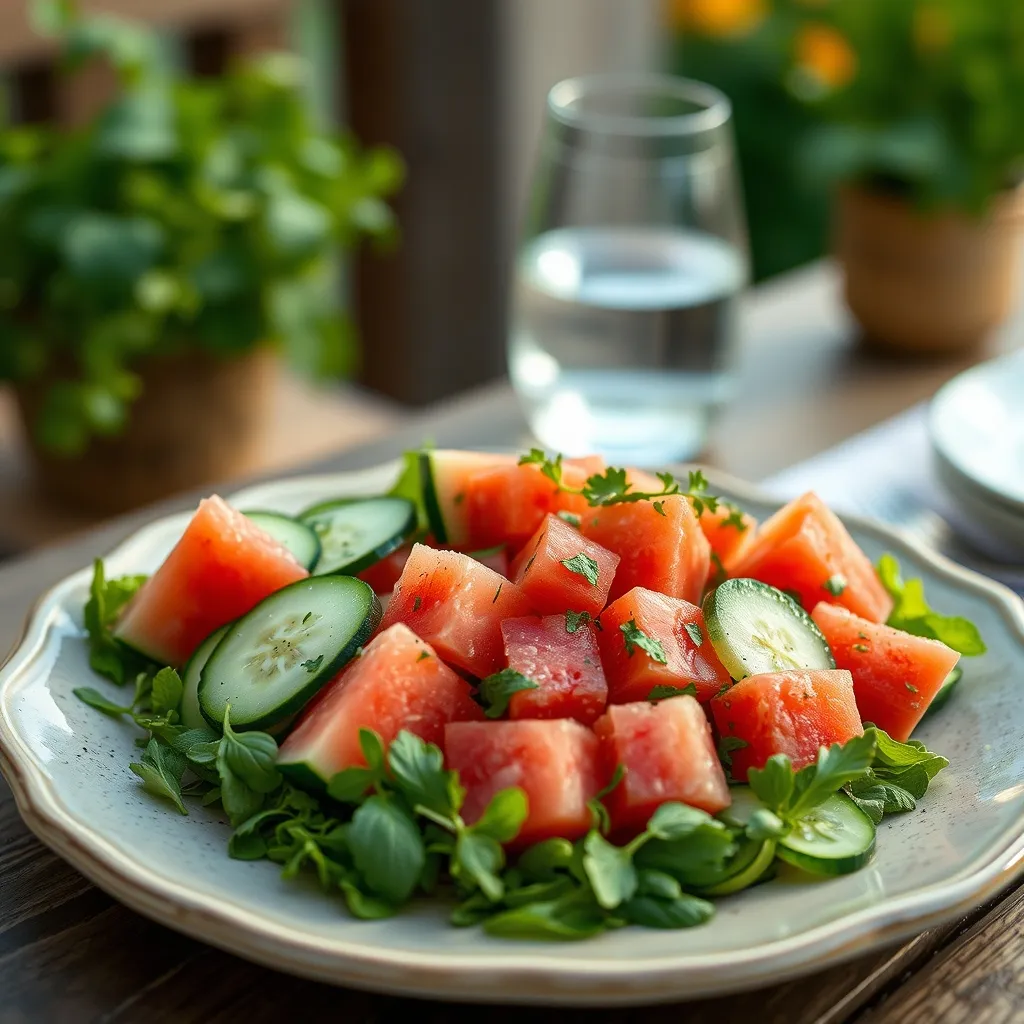 Les fruits et légumes riches en eau complètent efficacement l'hydratation quotidienne