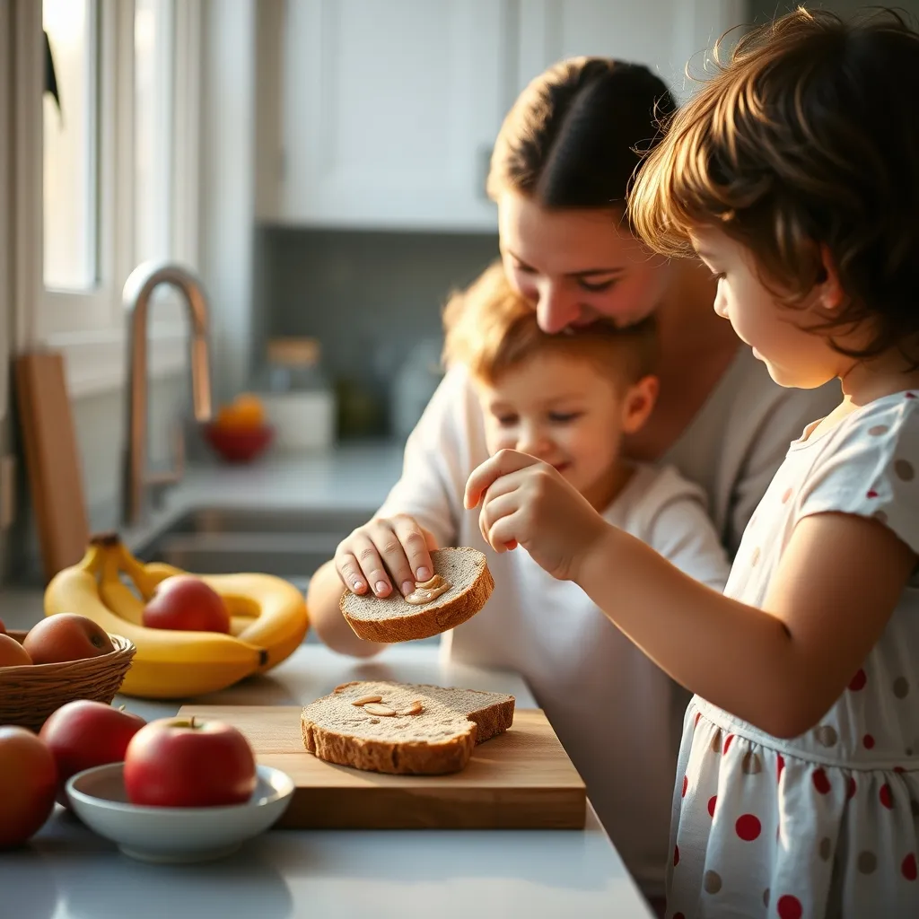 Impliquer les enfants dans la préparation du goûter favorise l'acceptation des aliments