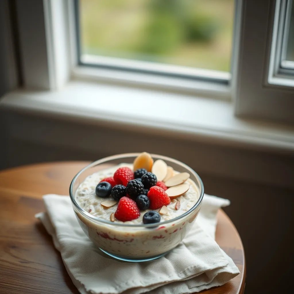 Les overnight oats se préparent la veille et offrent un petit-déjeuner prêt en zéro minute le matin