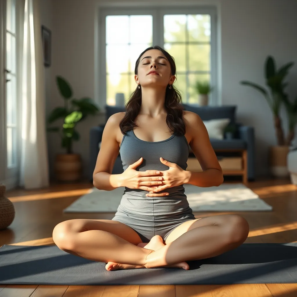 La respiration abdominale avant le repas détend le système nerveux et prépare la digestion