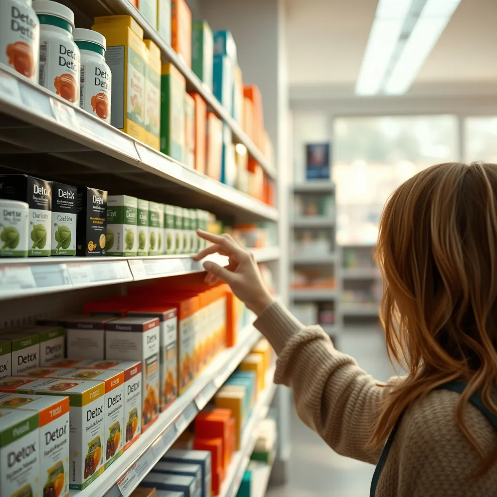 Rayon détox en pharmacie : des promesses séduisantes mais aucune preuve clinique solide