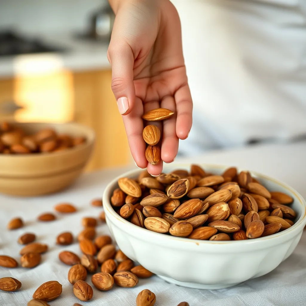 Une poignée d'amandes nature, la portion quotidienne recommandée pour profiter de leurs bienfaits