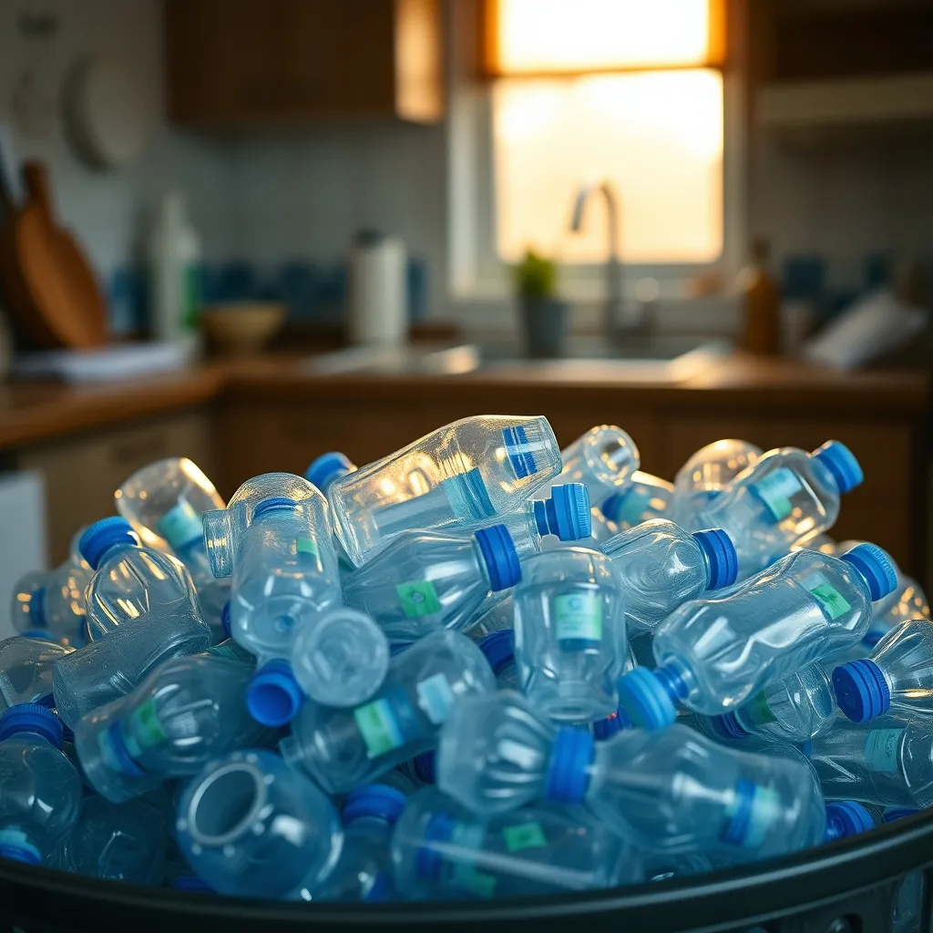 Les bouteilles plastique s'accumulent vite : un foyer peut en consommer plus de 1 000 par an