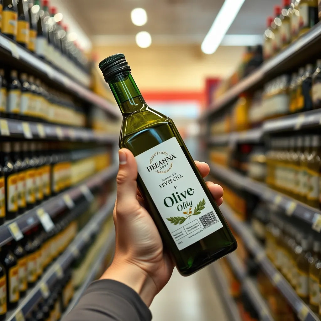 L'étiquette d'une bouteille d'huile d'olive contient cinq informations décisives à vérifier avant l'achat