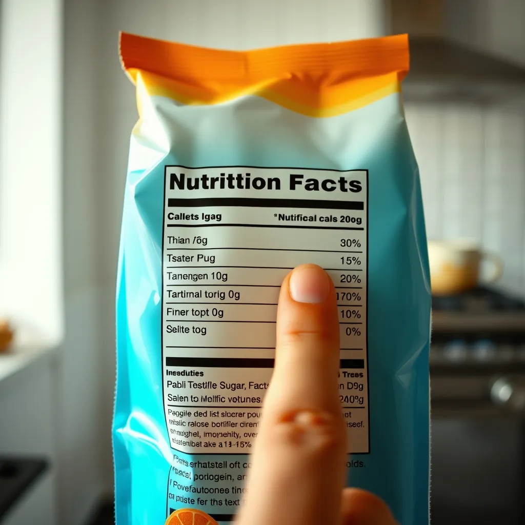 Le tableau nutritionnel se lit pour 100 g afin de comparer objectivement deux produits