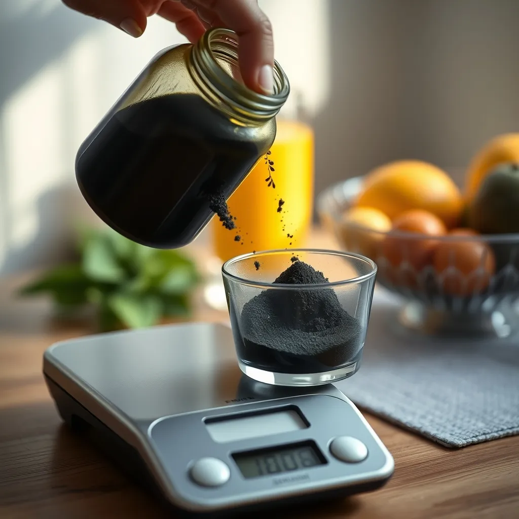 Peser sa spiruline permet un dosage précis, surtout en début de cure où la montée progressive compte